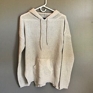 Hooded light sweater/sweatshirt